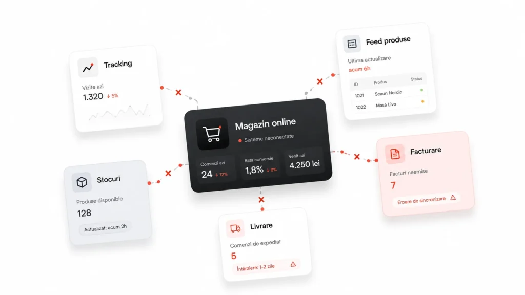 ecommerce date neconectate