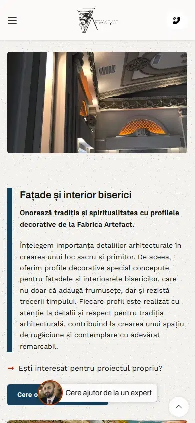 fabrica artefact portofoliu
