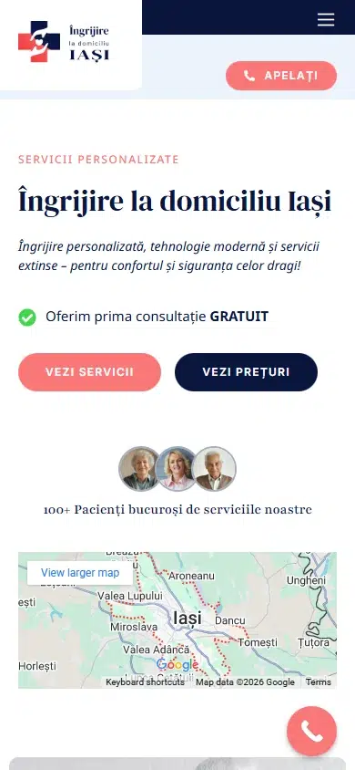 ingrijire la domiciliu homepage mobil