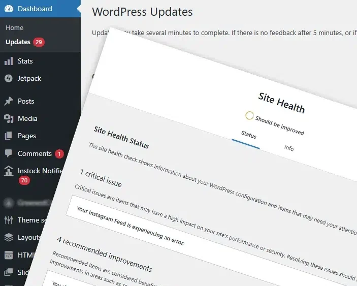 Mentenanta Site WordPress
