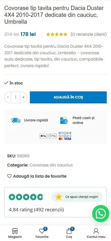 piesetotal produs mobil