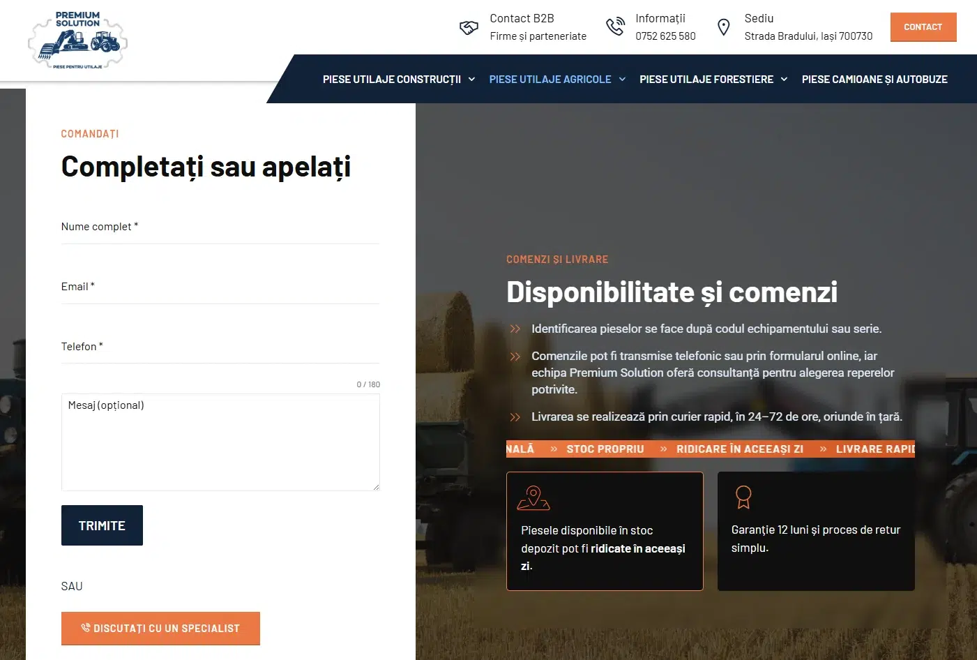 premium solution formular cta