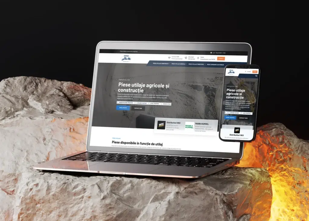 Creare site de prezentare Premium Solution - Portofoliu Agensio