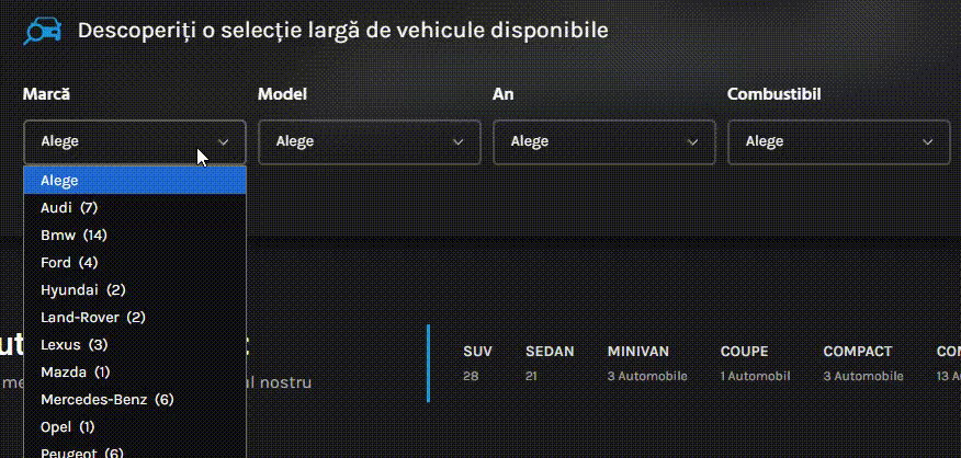 vestauto filtre